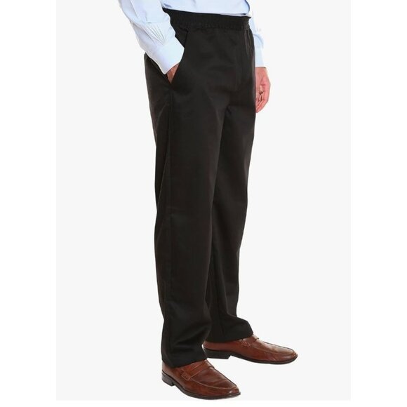 The Ruxford‎ Classic Collection Mens Black Elastic Waist Trousers Size XL senior - Picture 11 of 11